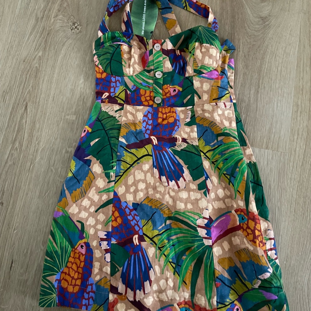Farm Rio Toucans Mini Dress
